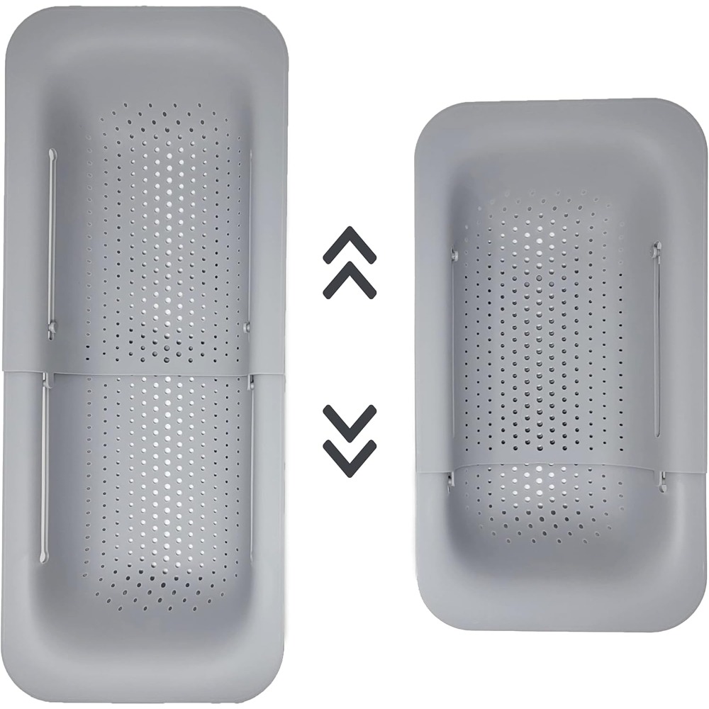 Kitchen Gadgets Dropshipping - Coador sobre a pia cesta extensível