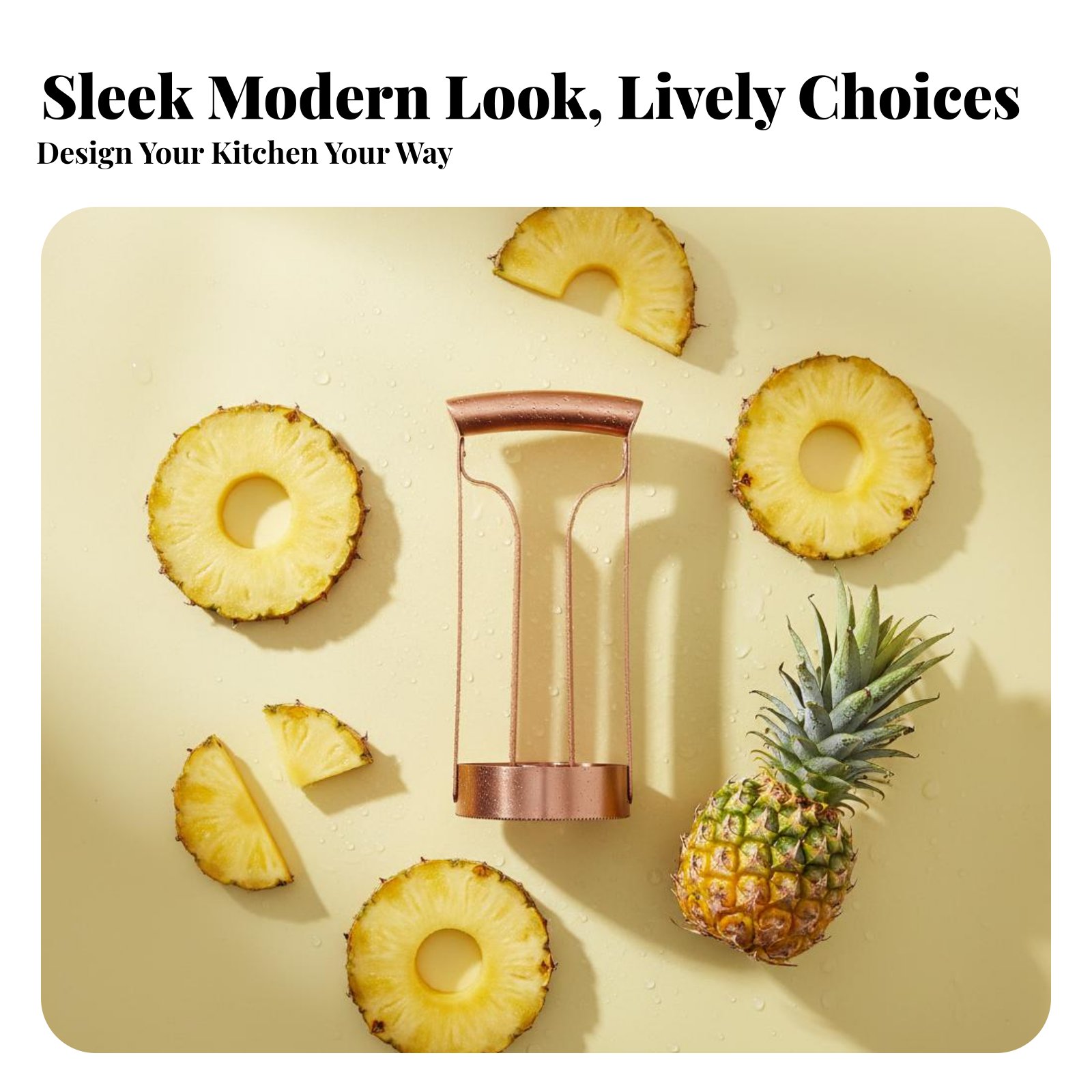 Vegetable Kitchen Gadgets - Cortador de Abacaxi em Aço Inoxidável: