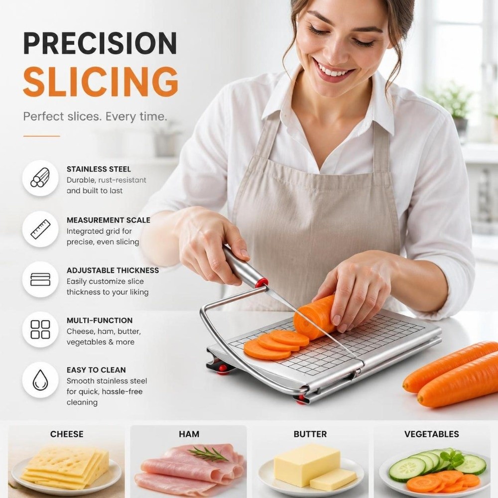 Kitchen Gadgets Wirecutter - Cortador de Queijo e Manteiga em