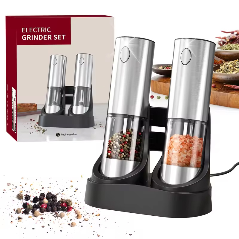 Kitchen Gadgets Electric - Moedor elétrico de sal e pimenta