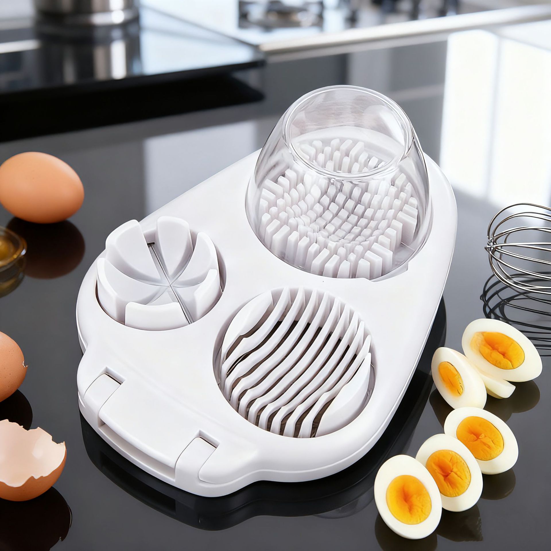 Kitchen Gadgets Wirecutter - Cortador de Ovos 3 em 1,