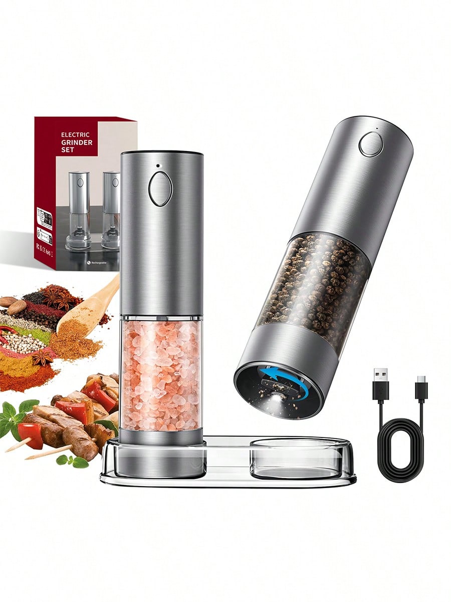 Kitchen Gadgets Ideas - Conjunto de Moedores Elétricos de Sal
