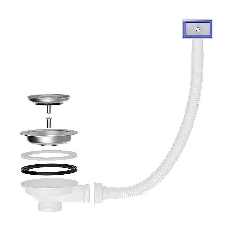 Stainless Steel Strainer - Kit de resíduos de drenagem 110mm/114mm