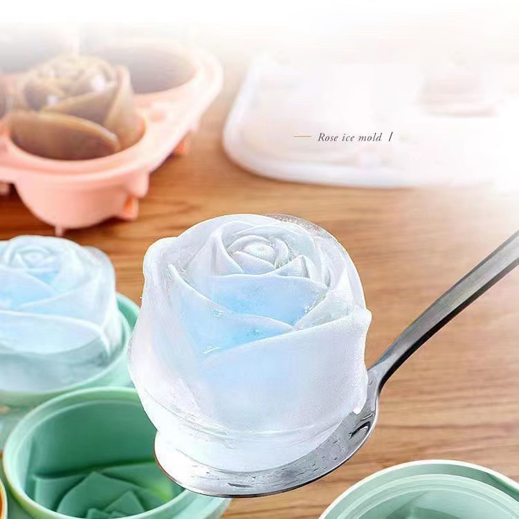 Kitchen Gadgets Ninja - Moldes de gelo rosa 3d, 4