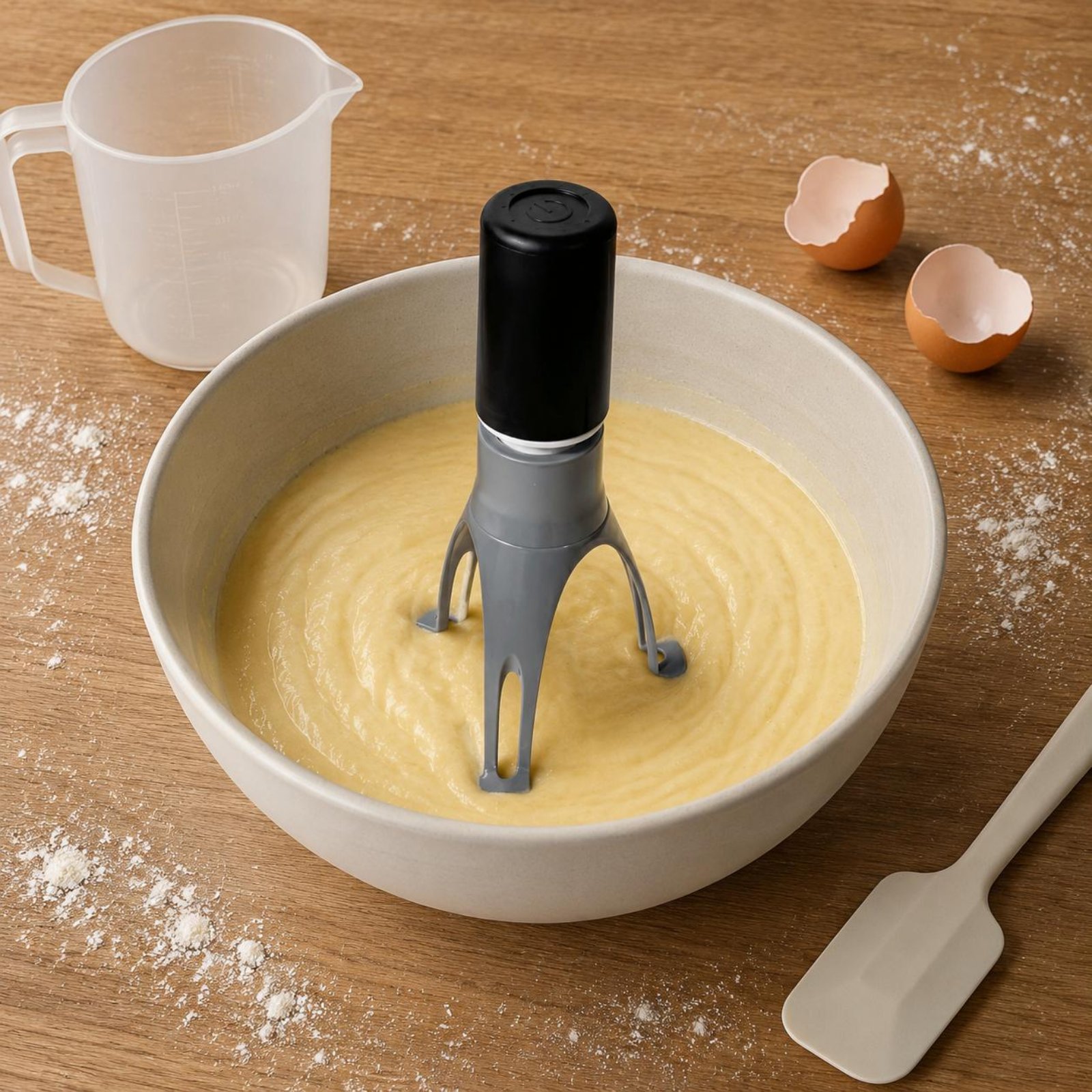 Healthy Kitchen Gadgets - Batedor Triangular Automático - Batedor Elétrico