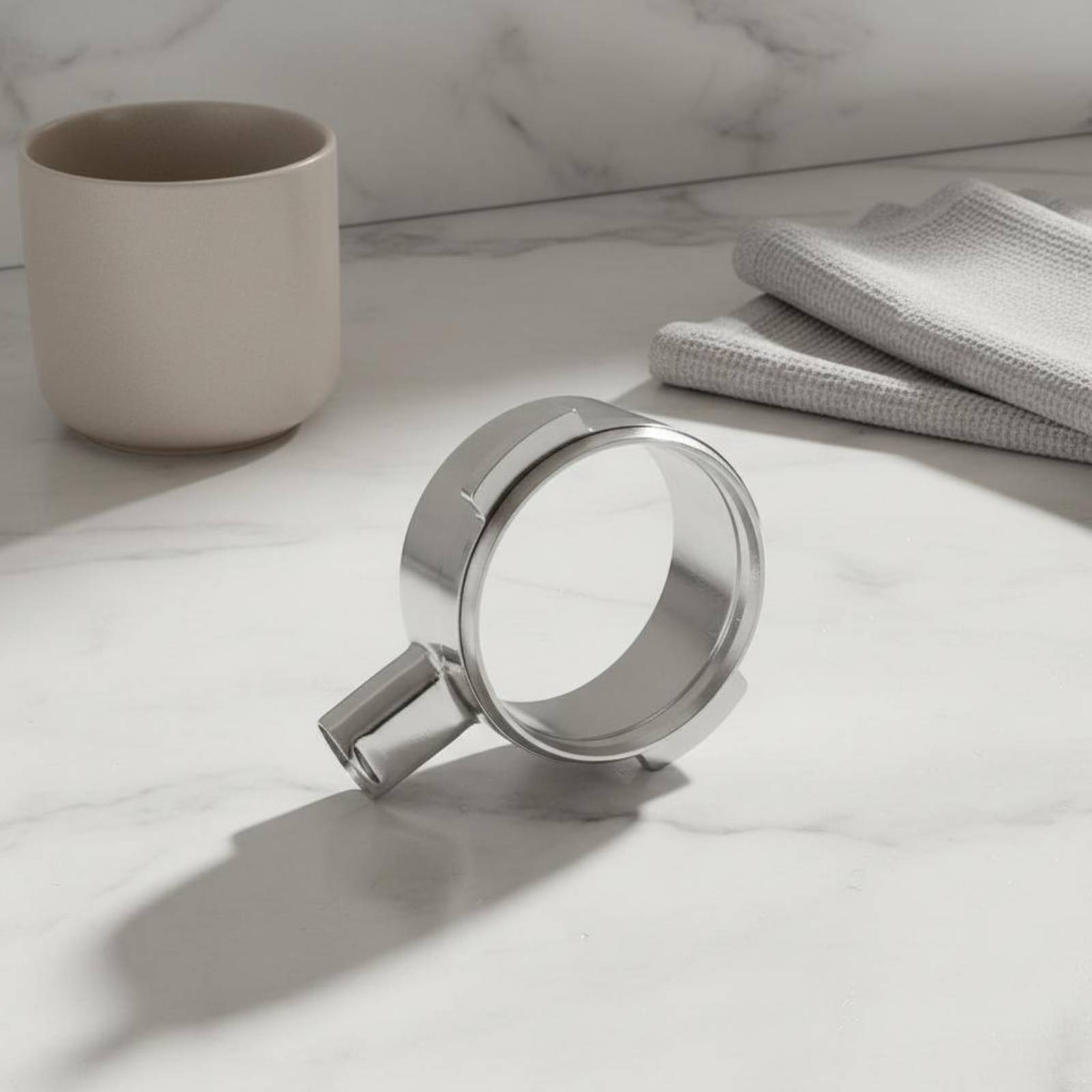 Stainless Steel Strainer - Cabeça de Portafiltro Sem Fundo Finamente