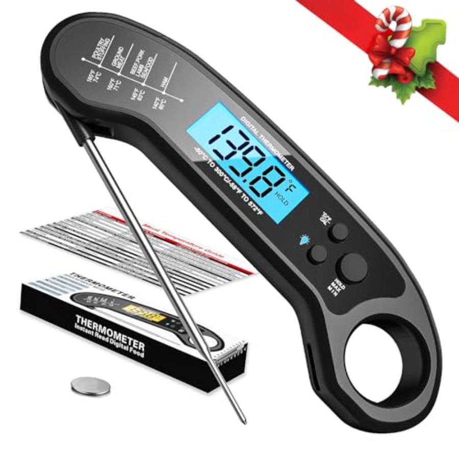 Instant Read Thermometer - Termômetro Digital para Carne com Leitura