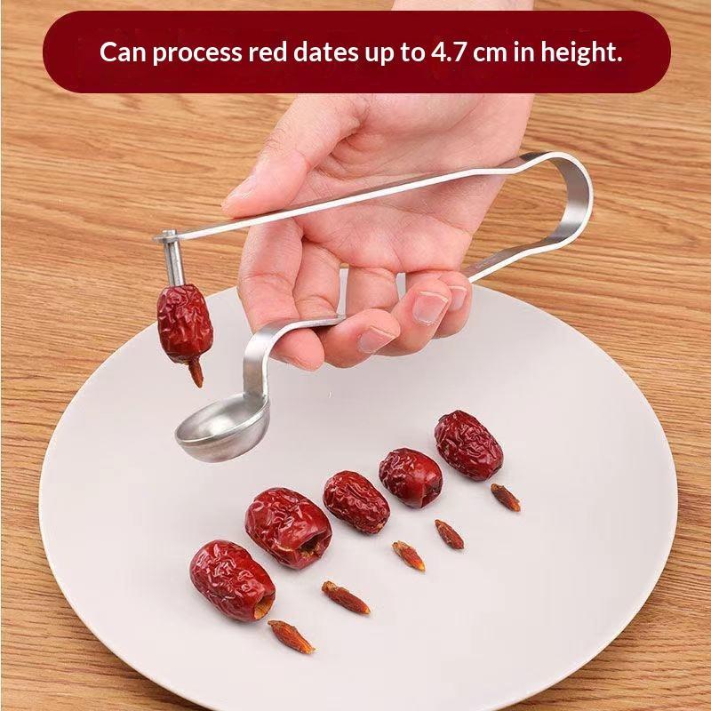 Vegetable Kitchen Gadgets - Descaroçador de Tâmaras em Aço Inoxidável