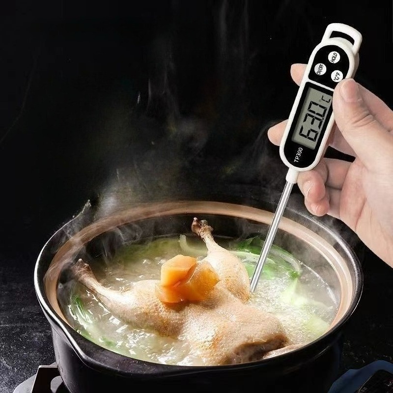 Instant Read Thermometer - Termômetro de alimentos, acessório de cozinha,