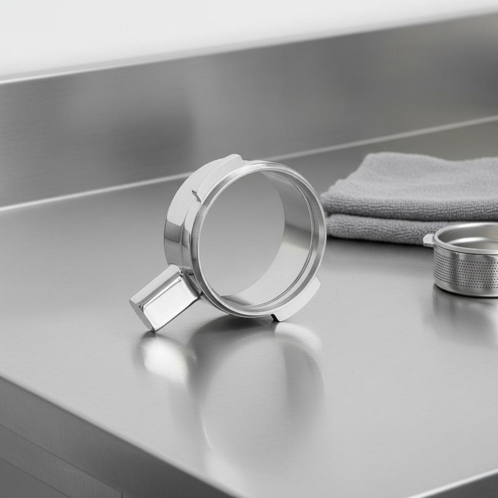 Stainless Steel Strainer - Cabeça de Portafiltro Sem Fundo Finamente