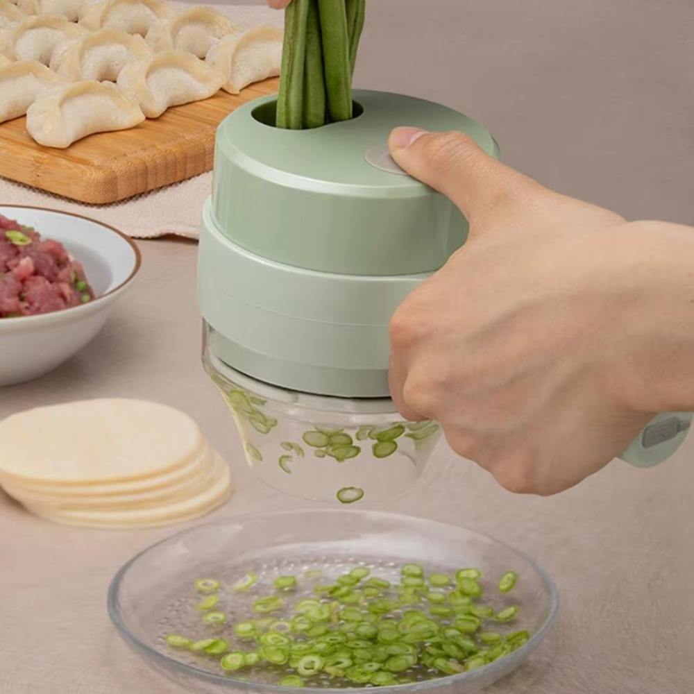 Kitchen Gadgets Electric - Cortador de vegetais elétrico multifuncional, processador
