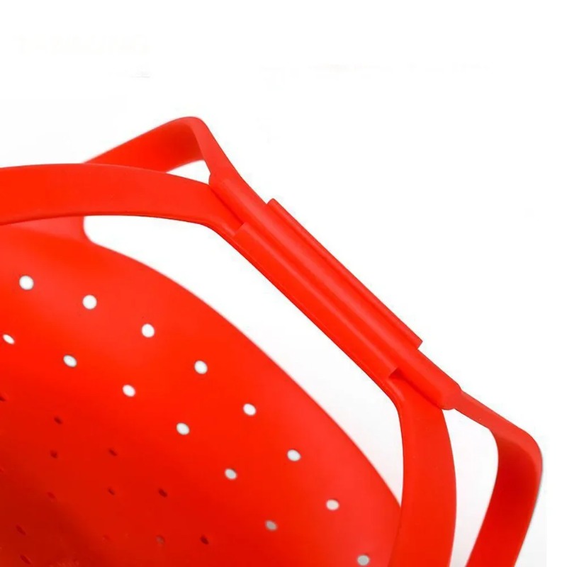 Cesta de vapor com extensão de - Silicone Steamer Basket avaliação e preço