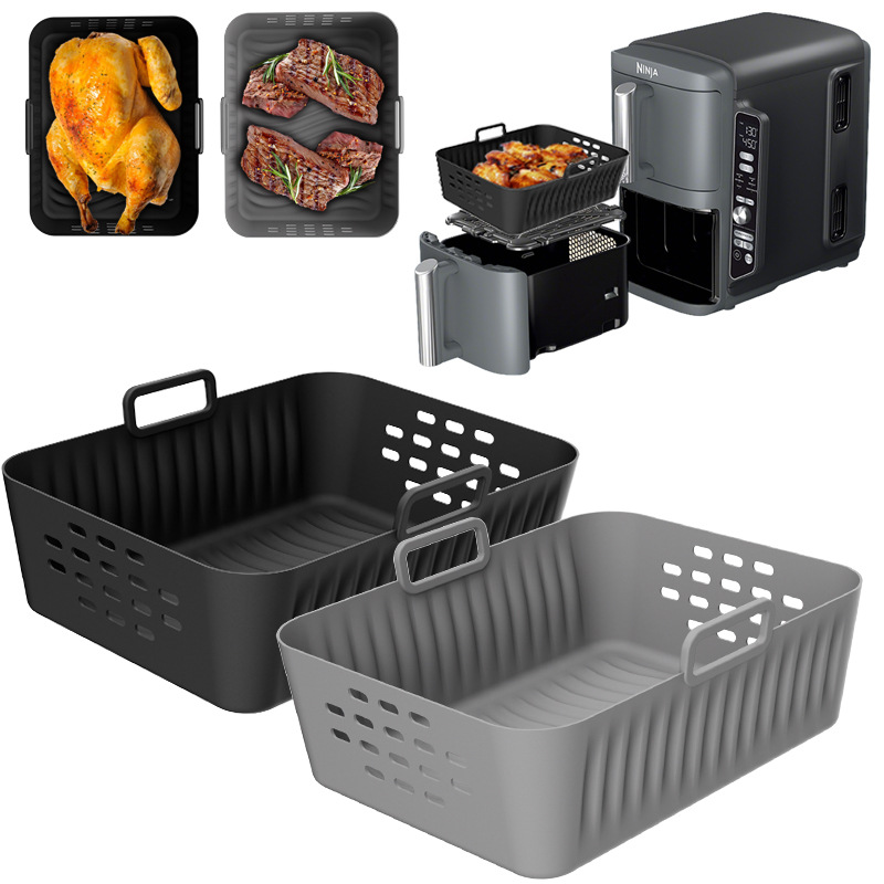 Nova fritadeira de ar forros d - Silicone Steamer Basket avaliação e preço