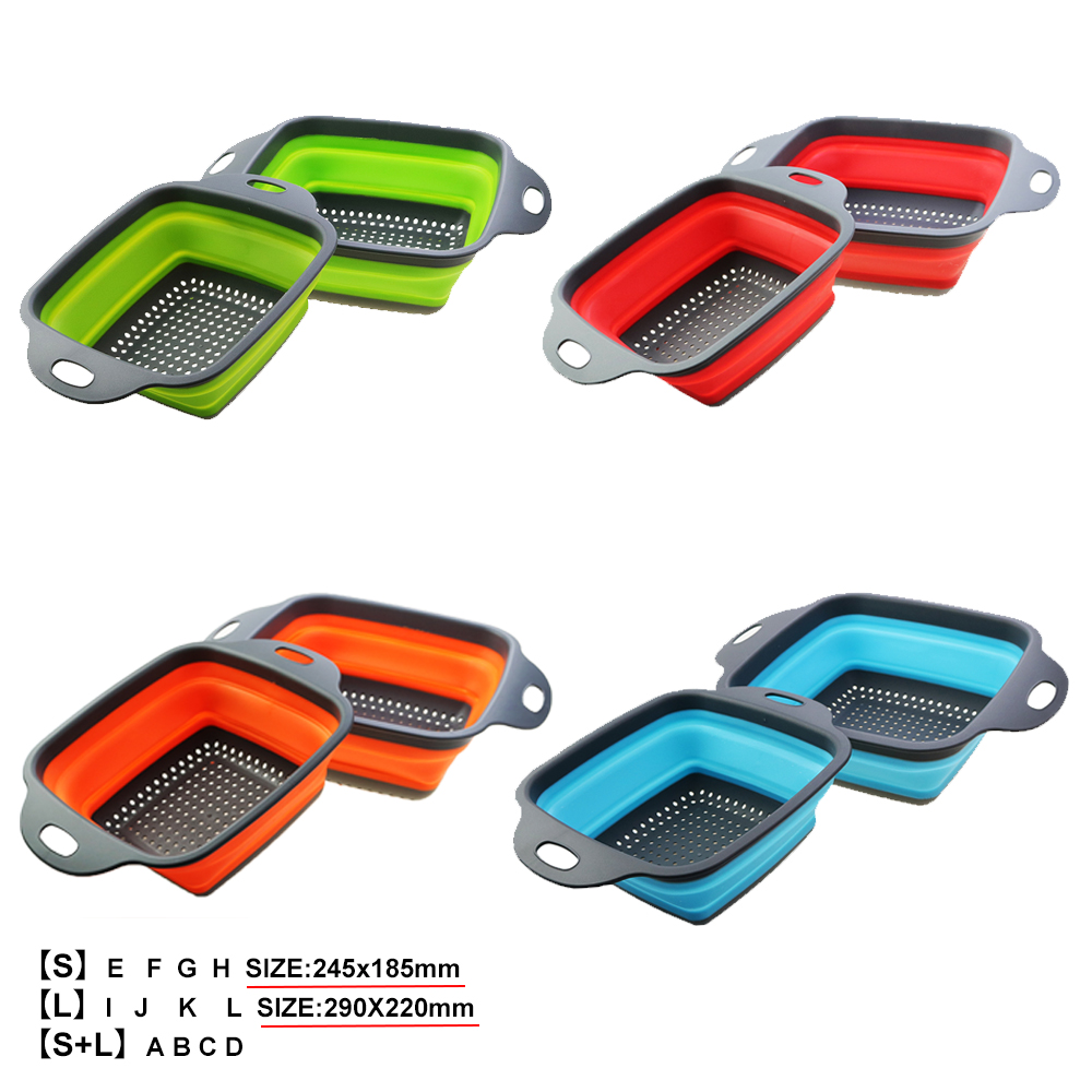 1pc 2in1 silicone dobrável dre - Silicone Steamer Basket avaliação e preço