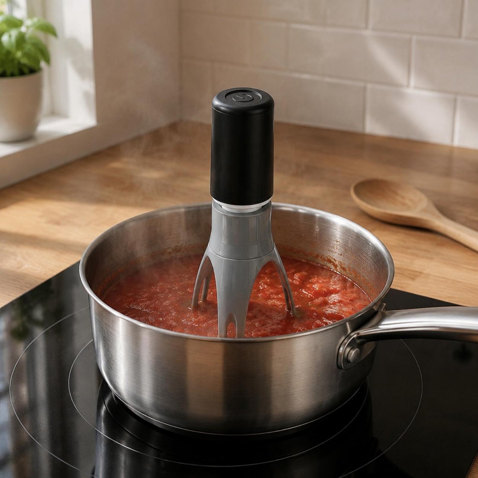 Batedor Triangular Automático  - Healthy Kitchen Gadgets avaliação e preço