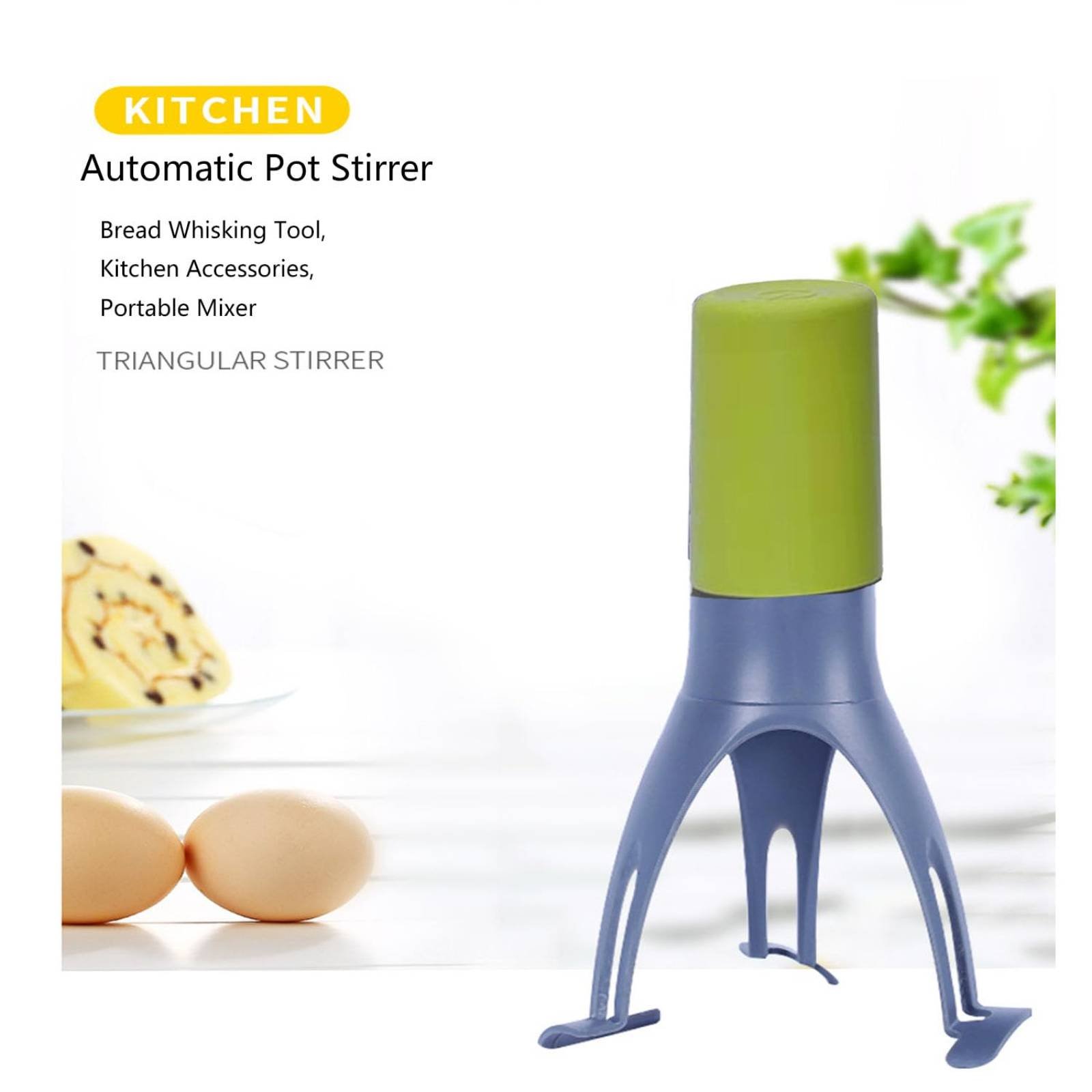 Batedor Triangular Automático  - Healthy Kitchen Gadgets avaliação e preço