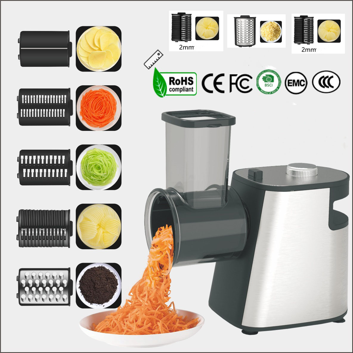 Fatiador de alimentos ralador  - Kitchen Gadgets Electric avaliação e preço
