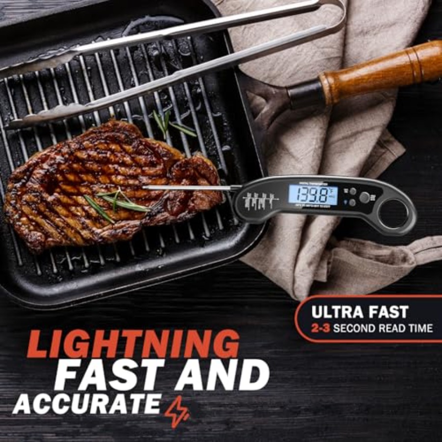 Termômetro Digital para Carne  - Instant Read Thermometer avaliação e preço