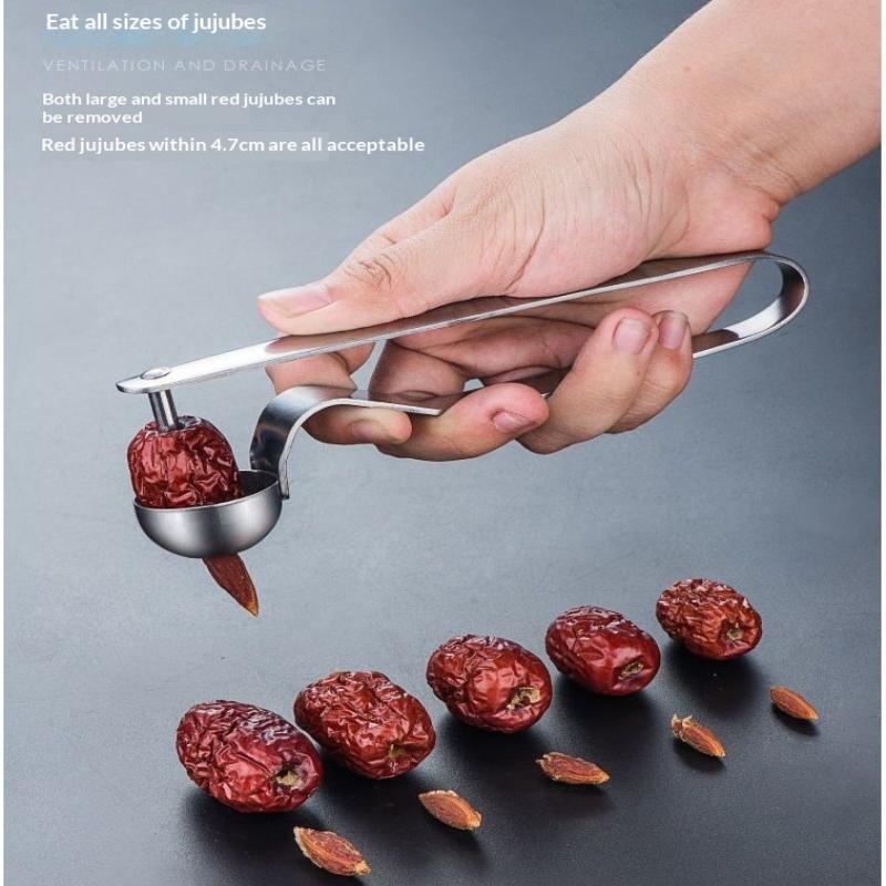 Descaroçador de Tâmaras em Aço - Vegetable Kitchen Gadgets avaliação e preço