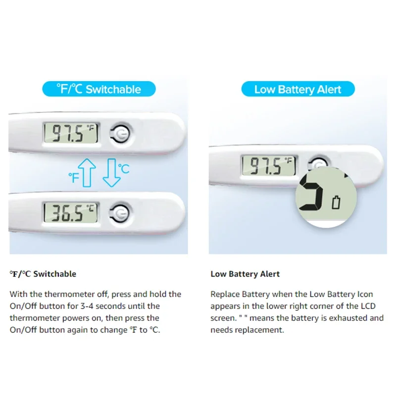 Termômetros para bebês, oxímet - Instant Read Thermometer avaliação e preço