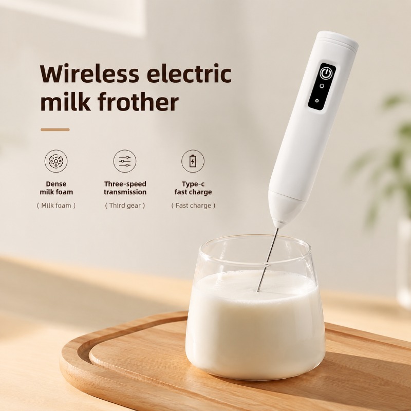 Batedor de Leite Elétrico + Ba - Healthy Kitchen Gadgets avaliação e preço