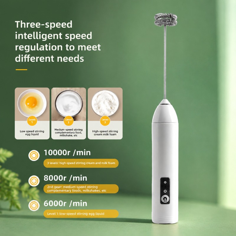 Batedor de Leite Elétrico + Ba - Healthy Kitchen Gadgets avaliação e preço