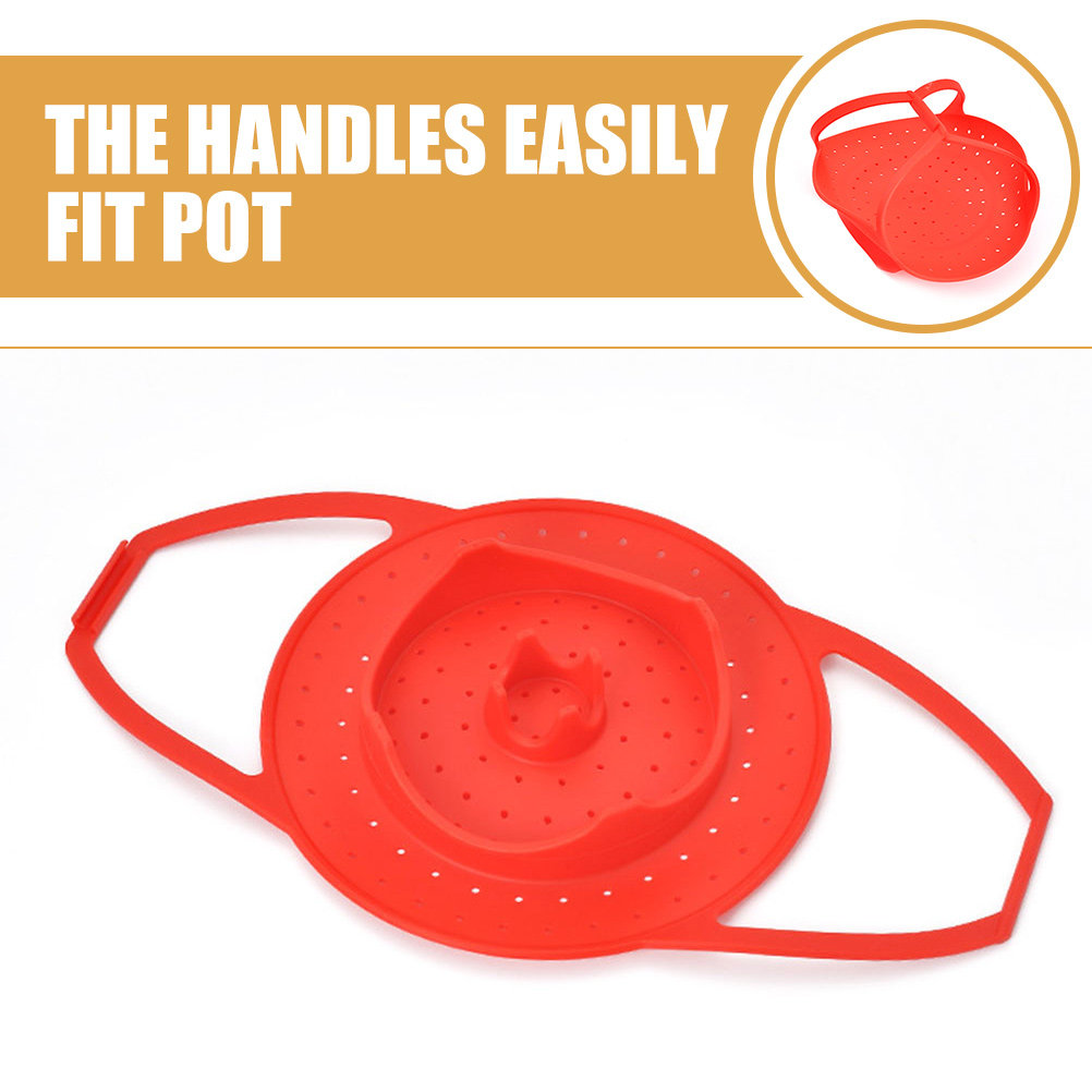 2 peças de suporte dobrável de - Silicone Steamer Basket avaliação e preço