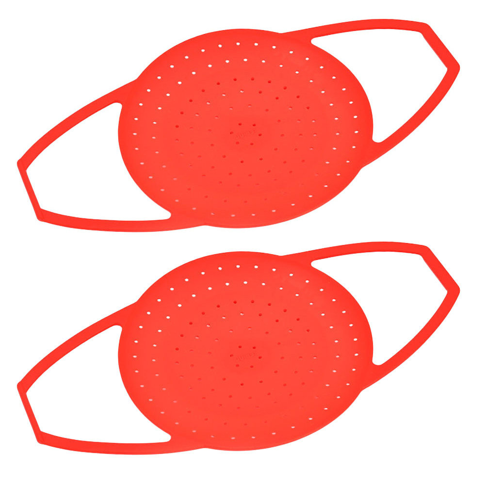 2 peças de suporte dobrável de - Silicone Steamer Basket avaliação e preço