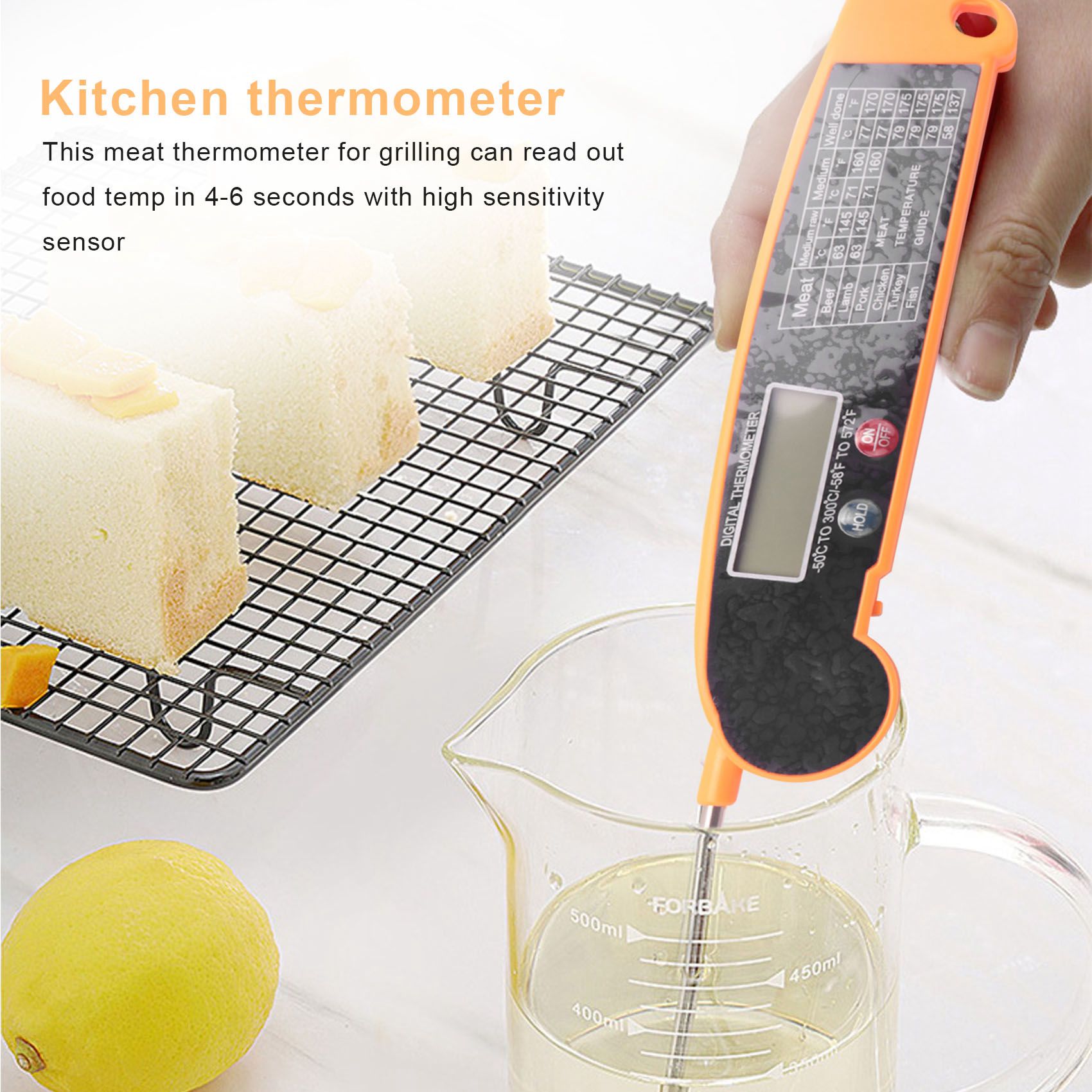 Termômetro digital de leitura  - Instant Read Thermometer avaliação e preço