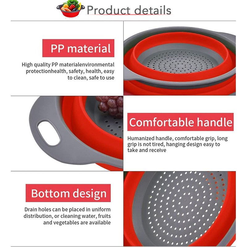 2 pçs/set dobrável silicone es - Silicone Steamer Basket avaliação e preço