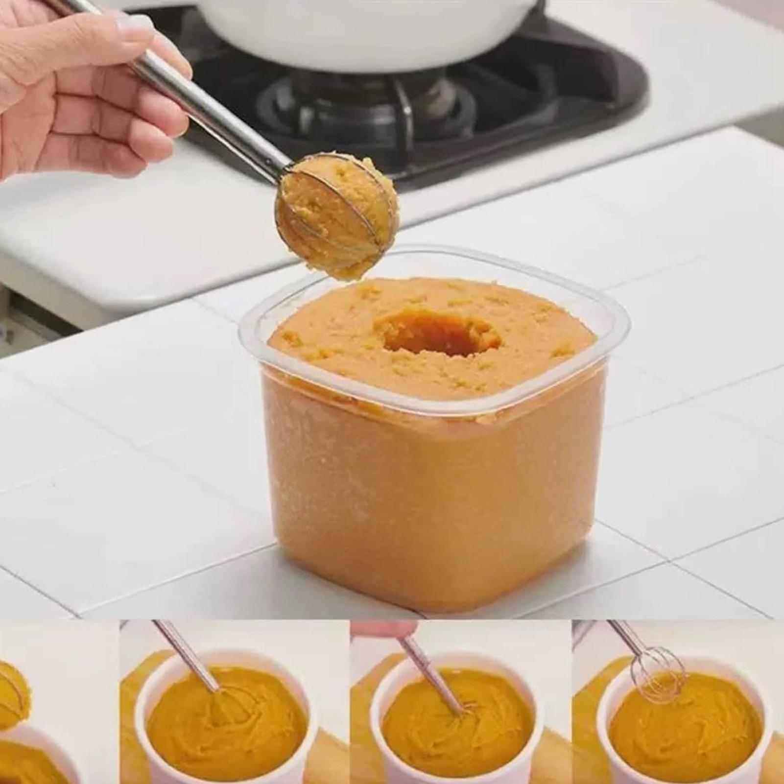 Miso mexendo vara 304 aço inox - Healthy Kitchen Gadgets avaliação e preço